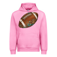 Fuchsia Pink western football leopard turquoise pattern Urban Hoodie - Artiststas