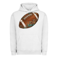 Pigment Lunar Rock western football leopard turquoise pattern Urban Hoodie - Artiststas