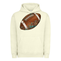 Pigment Pistachio western football leopard turquoise pattern Urban Hoodie - Artiststas