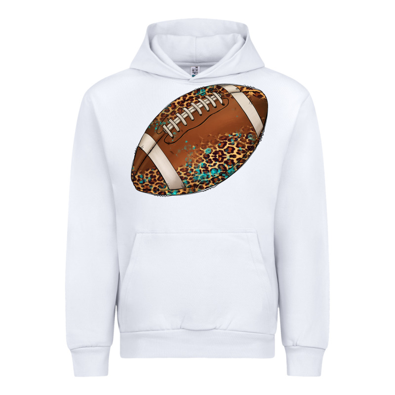Western Football Leopard Turquoise Pattern Urban Hoodie by Artiststas | Teevron