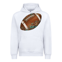 White western football leopard turquoise pattern Urban Hoodie - Artiststas