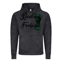 Vintage Black Climate Change Reduce Your Carbon Footprint Gift Vintage Hoodie - Bettercallsaul