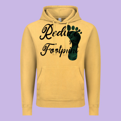 Climate Change Reduce Your Carbon Footprint Gift Vintage Hoodie Designed By Bettercallsaul