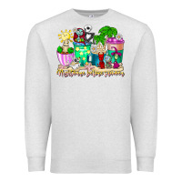 Oatmeal Heather nightmare before summer coffee cups Premium Sweatshirt - CowhideDigitalArt