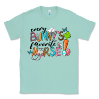 Seafoam Every Bunnys Favorite Nurse Classic Tee - RanaPortraitStore