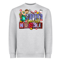 Heather Grey cupids favorite nurse olivia Heavyweight Sweatshirt - OliviaCreatesArt