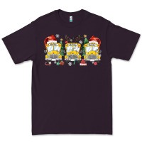 Plum christmas school bus Premium Tee - MaliasSmallBusiness