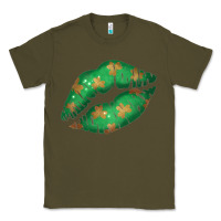 Army Green St. Patricks Day Green Lips Classic Tee - Bettercallsaul