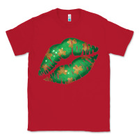 Red St. Patricks Day Green Lips Classic Tee - Bettercallsaul