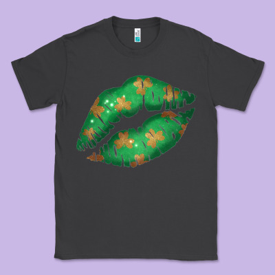 St. Patricks Day Green Lips Classic Tee Designed By Bettercallsaul
