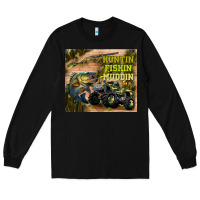 Black huntin fishin muddin Long Sleeve Tee - TumblerDesignByShophia