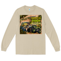 Mushroom huntin fishin muddin Long Sleeve Tee - TumblerDesignByShophia