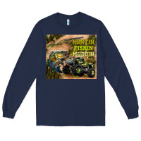 Navy huntin fishin muddin Long Sleeve Tee - TumblerDesignByShophia