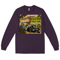 Plum huntin fishin muddin Long Sleeve Tee - TumblerDesignByShophia