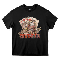 Black long live cowgirls cards Heavy Core Tee - NancyCooperArtShop
