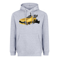 Heather Grey Asphalt Paver Heavyweight Hoodie - LillyAllenDesigns