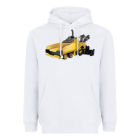 White Asphalt Paver Heavyweight Hoodie - LillyAllenDesigns
