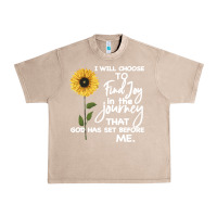 French Oak I Will Choose To Find Joy In The Journey That God Urban Heavy Tee - Bettercallsaul