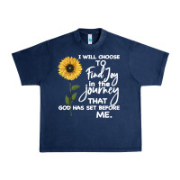 I Will Choose To Find Joy In The Journey That God Urban Heavy Tee | Teevron