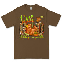 Cacao with god all things are possible Premium Tee - NancyCooperArtShop