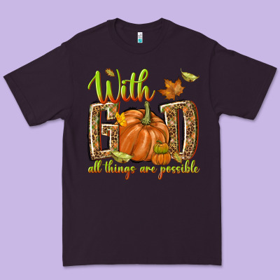 With God All Things Are Possible Premium Tee Designed By Nancycooperartshop