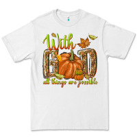 White with god all things are possible Premium Tee - NancyCooperArtShop