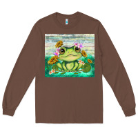 Chestnut frog with sunflower Long Sleeve Tee - TumblerDesignByShophia