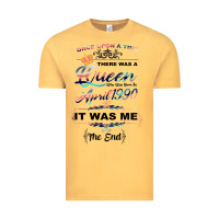 Vintage Mustard The Queen Reigning Since 1990 Vintage Tee - Bettercallsaul