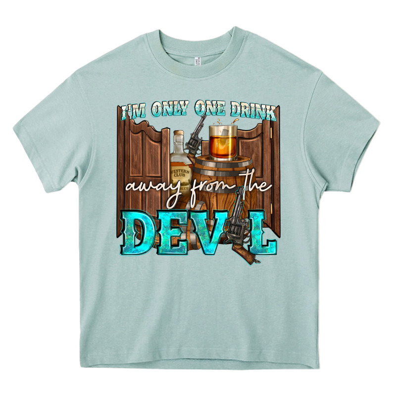 Im Only One Drink Heavy Core Tee by NancyCooperArtShop | Teevron