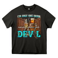 Asphalt im only one drink Heavy Core Tee - NancyCooperArtShop
