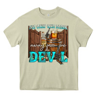 Mossy im only one drink Heavy Core Tee - NancyCooperArtShop
