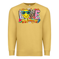 Antique Gold Love Summer Premium Sweatshirt - CowhideDigitalArt
