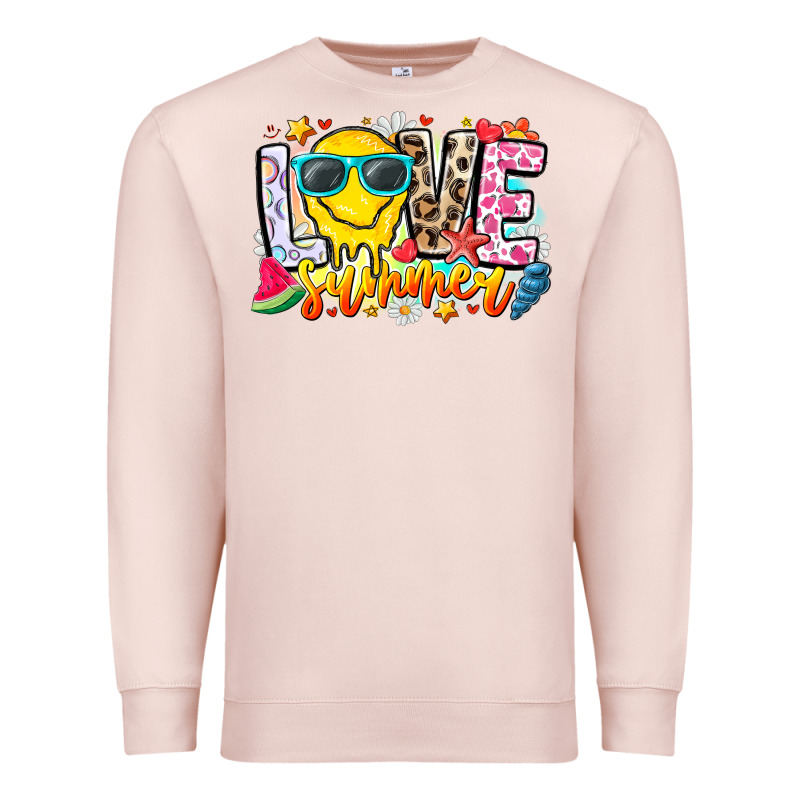 Love Summer Premium Sweatshirt by CowhideDigitalArt | Teevron