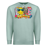 Seafoam Love Summer Premium Sweatshirt - CowhideDigitalArt