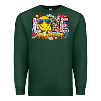 Sports Green Love Summer Premium Sweatshirt - CowhideDigitalArt