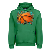 Emerald sports basketball background Urban Hoodie - Artiststas