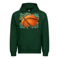 Forest Green sports basketball background Urban Hoodie - Artiststas