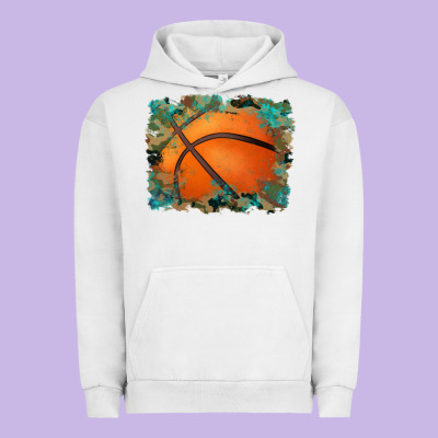 Sports Basketball Background Urban Hoodie Designed By Artiststas