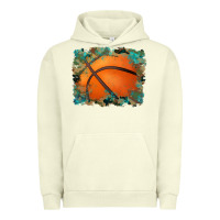 Pigment Pistachio sports basketball background Urban Hoodie - Artiststas