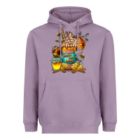 Lavender Than Honey Heavyweight Hoodie - CowhideDigitalArt