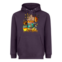 Plum Than Honey Heavyweight Hoodie - CowhideDigitalArt