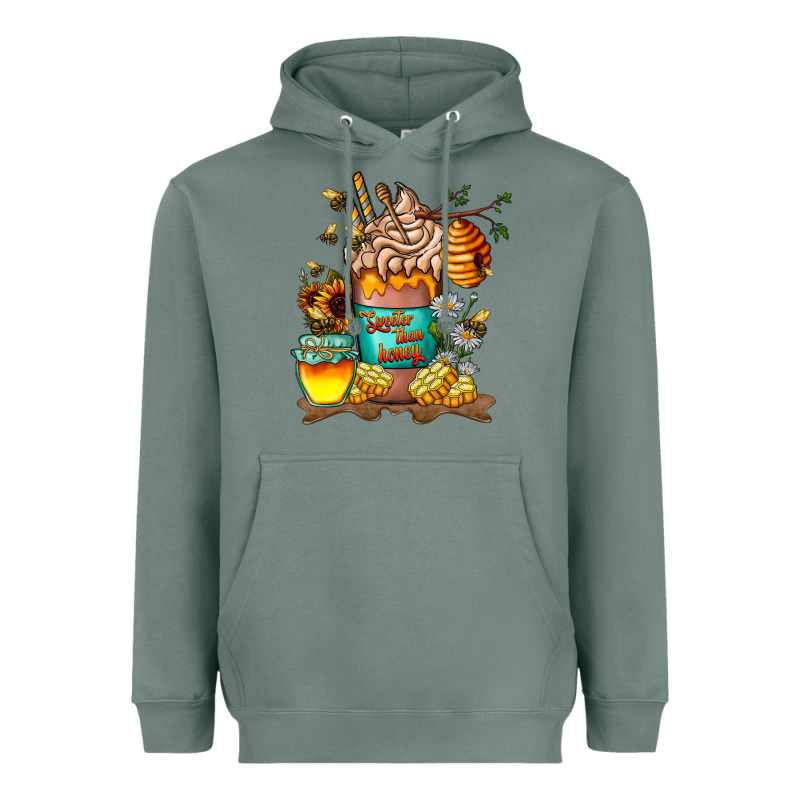 Than Honey Heavyweight Hoodie by CowhideDigitalArt | Teevron