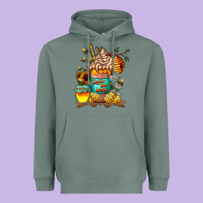Than Honey Heavyweight Hoodie Designed By Cowhidedigitalart