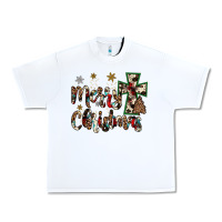 White merry christmas Urban Heavy Tee - JahusDesignShop