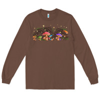 Chestnut magic mushroom Long Sleeve Tee - TumblerDesignByShophia