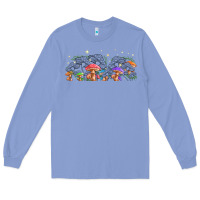 Colony Blue magic mushroom Long Sleeve Tee - TumblerDesignByShophia