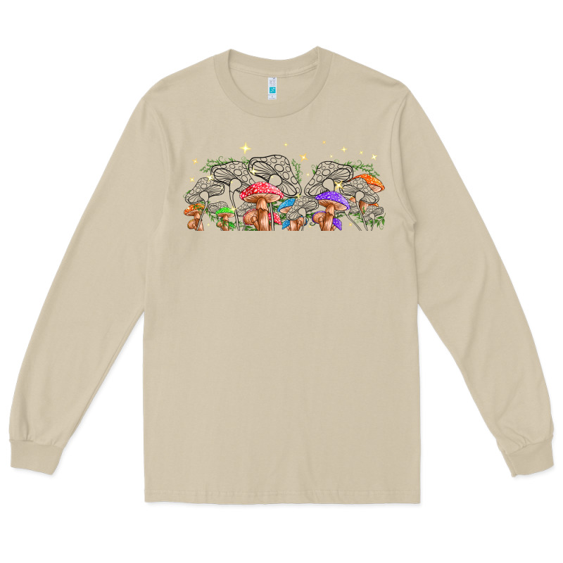 Magic Mushroom Long Sleeve Tee by TumblerDesignByShophia | Teevron