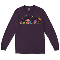 Plum magic mushroom Long Sleeve Tee - TumblerDesignByShophia