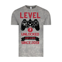 Kids Level 7 Unlocked Awesome Since 2013 Vintage Tee | Teevron