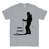 Heather Grey nighttime ski adventure Classic Tee - tuanDangUi